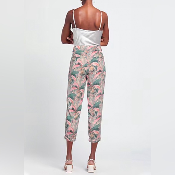 MASON’S Forte Dei Marmi Linda Summer Chino Jogger Pants - Palm Print - Picture 2 of 4